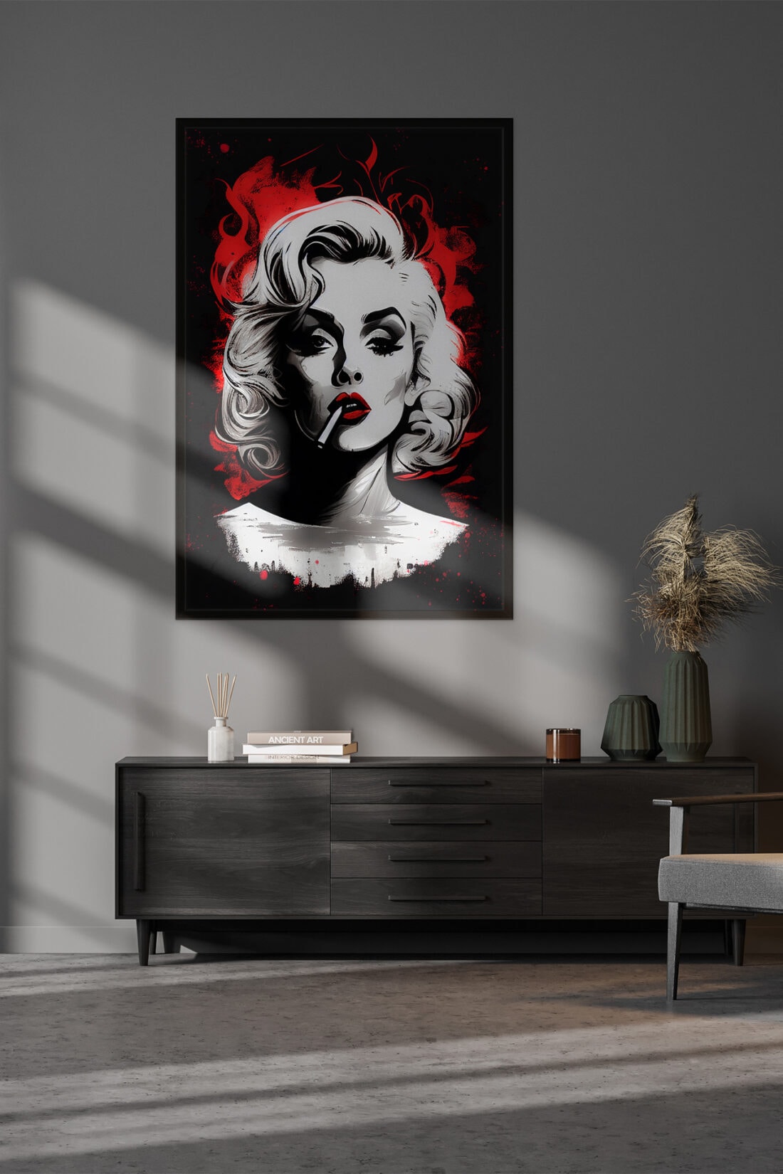Paveikslas ant drobės su juodu rėmeliu Pop Art 66
