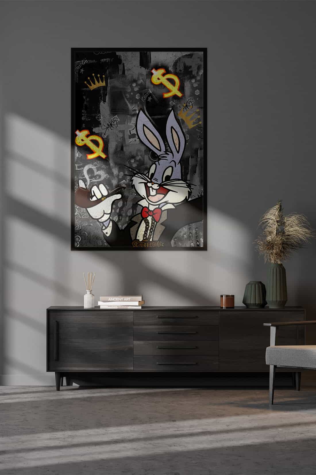 Paveikslas ant drobės su juodu rėmeliu "Pop Art 88"