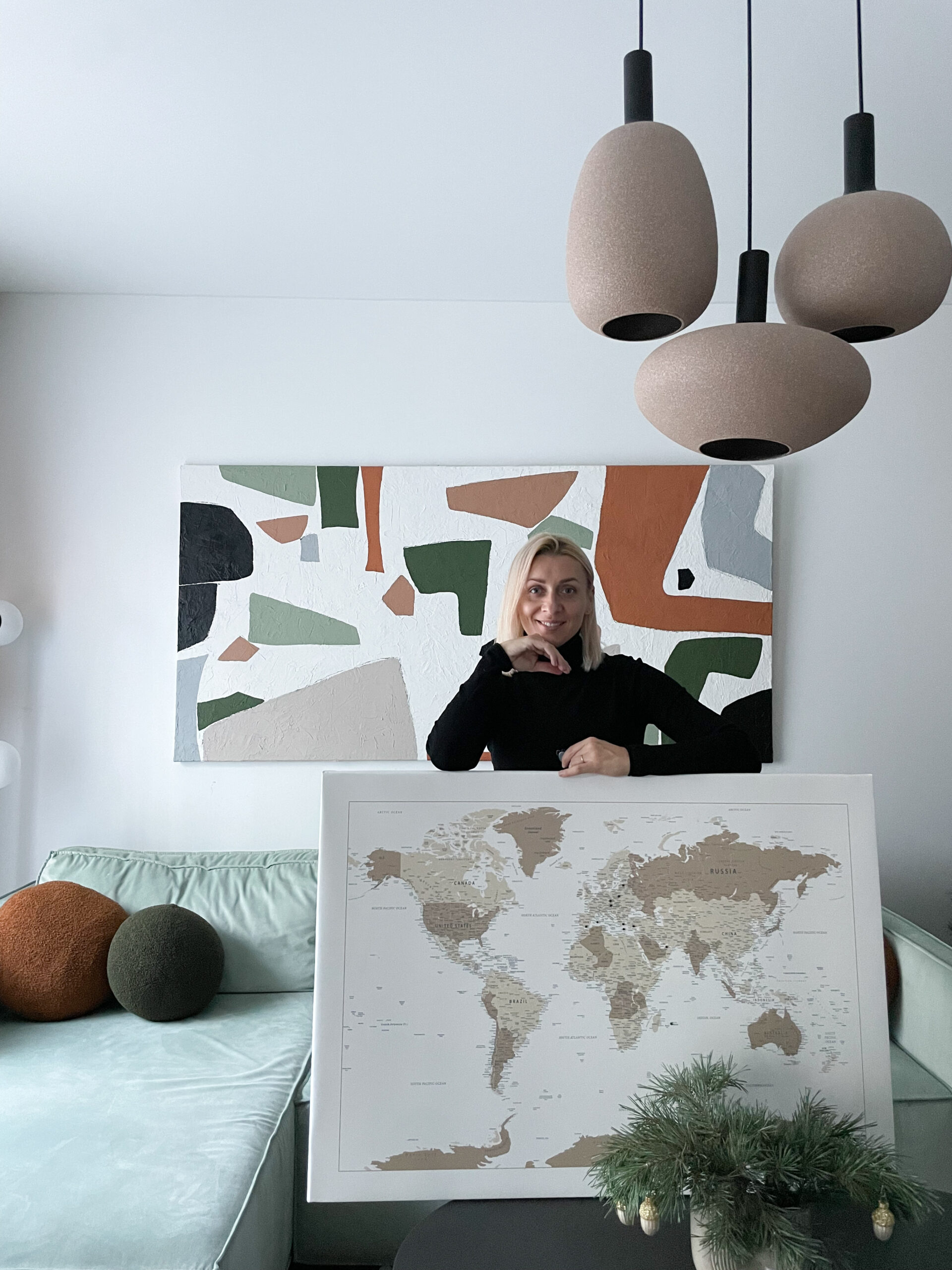 Žemėlapis ant sienos vaikų kambariui: mokymasis, žaidimas ir dekoras viename 1 žemėlapiai ant drobės